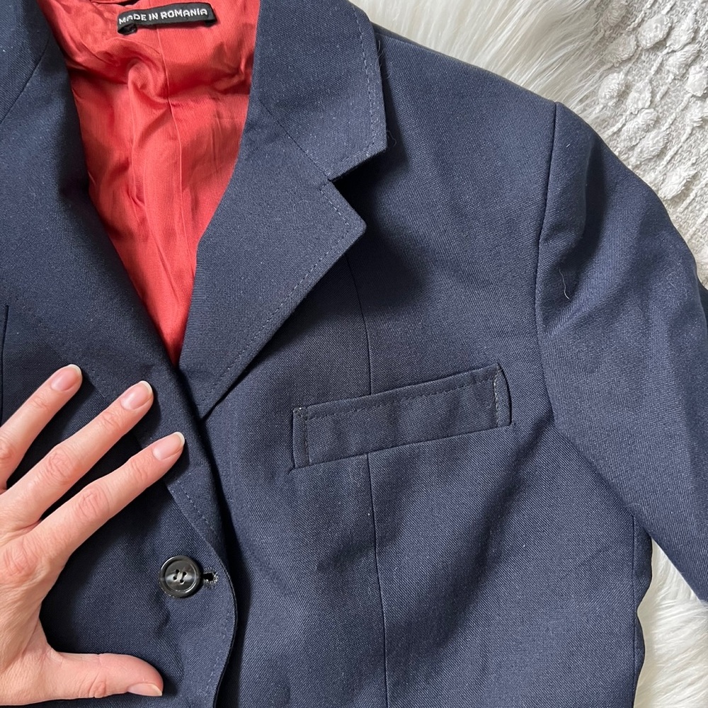 Navy Equestrian Riding Jacket - Picture 3 of 8